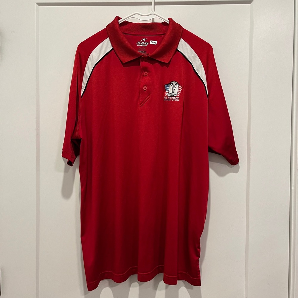 Ahead Extreme Mens Red US Womens Golf Open Blackwolf Run Polo Shirt XL